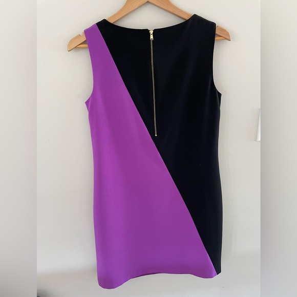 Nine West Purple & Black Dress Size 6 - Picture 2 of 6